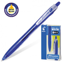 Шариковая ручка автоматическая Pilot Rexgrip BPRG-10R-F синяя, 0.7мм