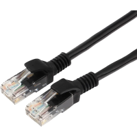 Патч-корд UTP Cablexpert PP12-3M/BK 5e, 3м, чёрный