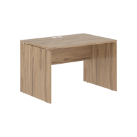 Стол прямой EDST 1180 Дуб Денвер светлый/Белый 1160х800х750 EDIS