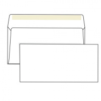 Конверт почтовый Родион Принт Е65 белый, 110х220мм, 80г/м2, 1000шт, декстрин