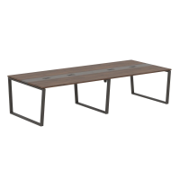 Конференц стол EVCT 3114 Дуб Денвер темный/Мокко 3132х1346х750 EDIS