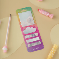 Флажки-закладки и самоклеящиеся блоки в наборе MESHU 'Kawaii dreams', 20л., европодвес