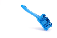 Щетка с ручкой Vikan UST 260мм, жёсткий ворс, с короткой ручкой, синий, 41793