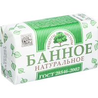 Мыло туалетное Рецепты Чистоты Банное, 180г