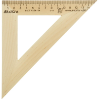 Угольник Можга С-16 16см, 45°/45°, деревянный