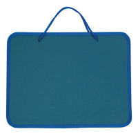 Папка-портфель синяя, А4, 1 отделение, пластик, 42мм