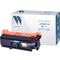Картридж лазерный Nv Print CE401A, голубой, совместимый