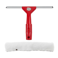 Держатель с шубкой для мытья окон Tts Duo 30см, комбинированный, 00008080