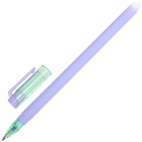 Гелевая ручка стираемая Юнландия Лимонад синяя, 0.5мм, корпус ассорти