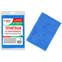 Тряпка для мытья пола из микрофибры 70х80 см 'ULTRASONIC INDIGO COLOUR', синяя, LAIMA HOME, 608220