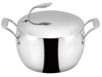 Кастрюля Apple с крышкой 6л, 24см