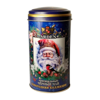Чай Арден Новогодняя коллекция Эрл Грей Минт, черный, листовой, 100г, ж/б