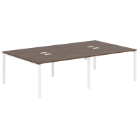 Стол 4-х местный EUWST 2716 Дуб Денвер тёмный/Белый 2726х1606х750 EDIS