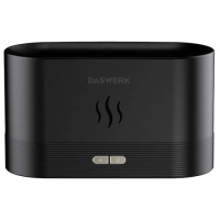 Увлажнитель воздуха 'Камин', эффект пламени, 180 мл, Аромамасло в ПОДАРОК, черный, DASWERK, 456845