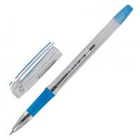 Ручка шариковая Brauberg i-Rite GT sky синяя, 0.2мм, прозрачный корпус
