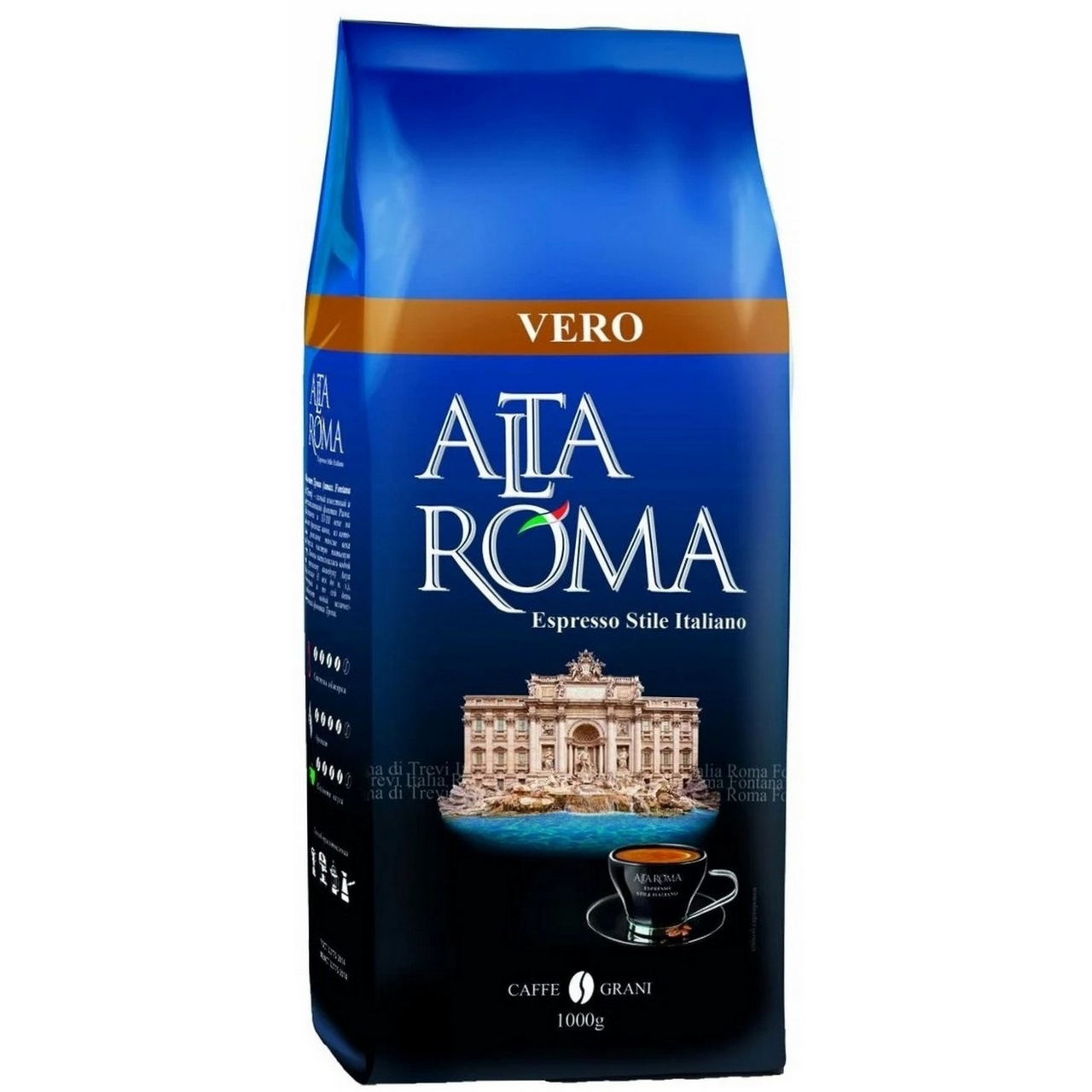 фото: ALTA ROMA Кофе в зернах натуральный жареный Vero 1кг