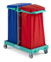 Тележка Magic Line 100 Basic TTS,  с 2-мя держателями для мешка 120 л и колёсами диам.100 мм, ML100B