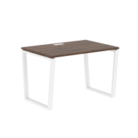 Стол прямой EVST 1180 Дуб Денвер тёмный/Белый 1160х800х750 EDIS