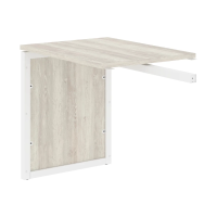 Брифинг приставка XQPB 860 Сосна Эдмонт/Белый 800х600х750 XTEN-QP