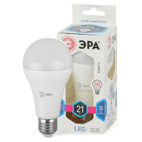 Лампа светодиодная ЭРА, 21 (160) Вт, цоколь E27, груша, нейтральный белый, 25000 ч, smd A65-21w-840-