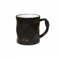Кружка Domenik Black&White черная, 390мл