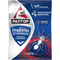 Средство от насекомых РАПТОР от муравьев в гранулах саше, 100гр