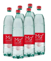 Вода Mivela Mg++ минеральная лечебно-столовая газированная, 1л x 6 шт