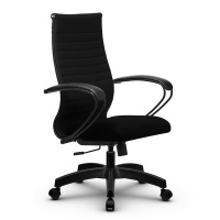 Кресло офисное Метта B 2b 19/K130, сетка, черная, крестовина пластик 17831