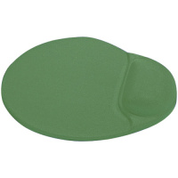 Коврик для мыши Buro светло-зеленый, с гелевой подкладкой