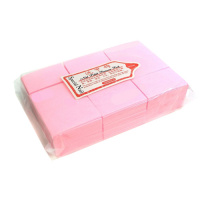 Салфетки маникюрные твердые розовые, безворсовые, 540шт/уп