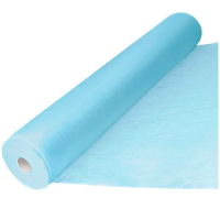 Простыни в рулоне одноразовые голубые, 70х200см, 15г/м2, спанбонд