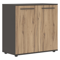 Шкаф малый широкий ELCS 85.1 Дуб Денвер светлый/Мокко/Мокко 852х430х832 EDIS