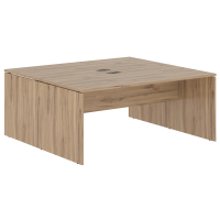 Стол двойной ED2ST 1780 Дуб Денвер светлый/Мокко 1760х1606х750 EDIS