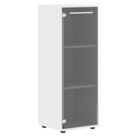 Шкаф средний узкий EMCS 42.2 Белый/Белый 426х430х1199 EDIS