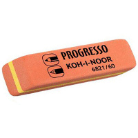 Ластик Koh-I-Noor Progresso 6821/60, комбинированный, для карандаша и ручки