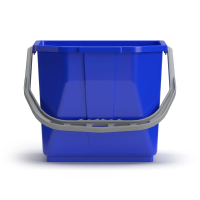 Ведро пластиковое с ручкой TTS,  синее,  25 л, 000B3500