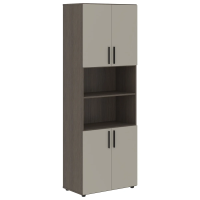 Шкаф высокий широкий VHCS 80.4 Аметист/Дуб Сильвер 800х430х2253 VELION