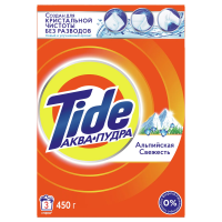 Стиральный порошок Tide Аква-Пудра 450г, альпийская свежесть, автомат