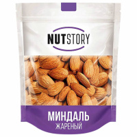 Миндаль NUT STORY жареный, 150 г, пакет, РОС004