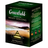 Чай Greenfield Milky Oolong (Милки Оолонг), улун, 20 пирамидок