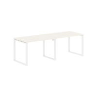 Стол 2-х местный EQWST 2380 Ясень Траун/Белый 2326х800х750 EDIS