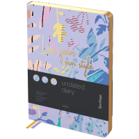 Ежедневник недатированный Berlingo Style А5, 136 листов, золотой срез