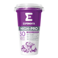 Напиток кисломолочный Exponenta High-pro Черника-земляника с высоким содержанием белка, 250г