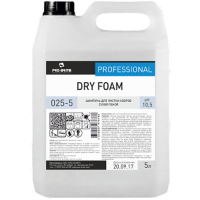 Чистящий шампунь Pro-Brite Dry Foam 025-5, 5л, сухой пеной, для ковров