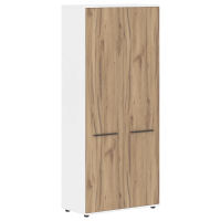 Шкаф высокий широкий EHCS 85.1 Дуб Денвер светлый/Мокко/Белый 852х430х1967 EDIS