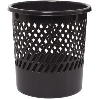 Корзина для мусора Officeclean 11л, черная, сетчатая