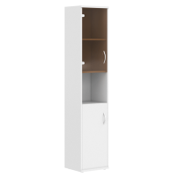 Шкаф-колонка высокий Skyland Imago СУ-1.4, левый, белый, 403х365х1975мм