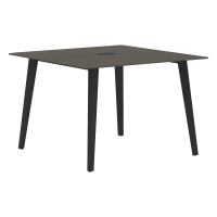 Конференц стол JCT 1111 Орех Мокко/Антрацит 1100х1100х750 JAY