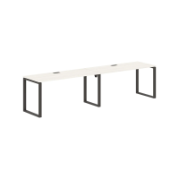 Стол 2-х местный EQWST 3167 Ясень Траун/Мокко 3126х670х750 EDIS