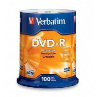 Диск DVD-R Verbatim 4.7Gb, 16х, Cake Box, 100шт/уп